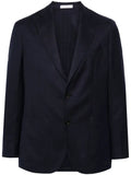 Boglioli textured finish single-breasted blazer