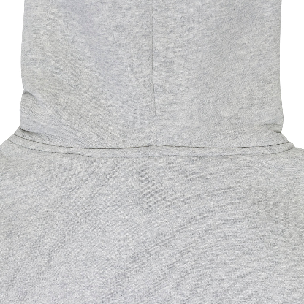 MULTI TAG ZIP GREY HOODIE