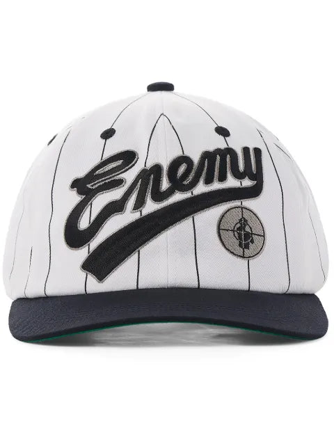 SAINT MXXXXXX x Public Enemy logo-appliqué baseball cap