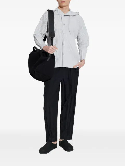 Homme Plissé Issey Miyake hooded pleated jacket