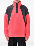 adidas Terrex Xploric fleece-texture panelled sweatshirt