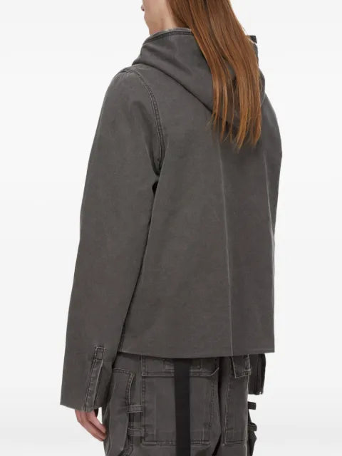 Rick Owens DRKSHDW Gimp zip-up hooded jacket