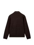 Emporio Armani logo-plaque zip-up sweatshirt