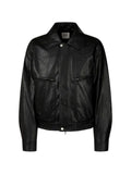 TOMBOY faux-leather pocket jacket