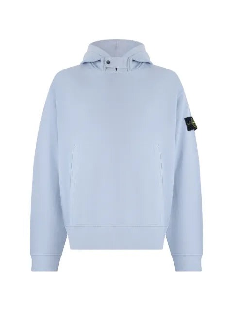 Stone Island 6100023 brushed organic cotton fleece hooded sweatshirt