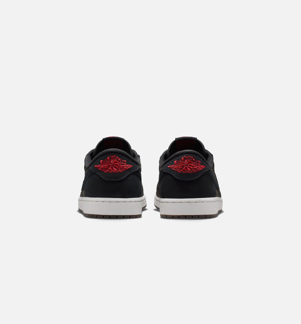 Air Jordan 1 Retro Low OG 'Laser Black and Varsity Red' - Men's Lifestyle Sneaker (Black/Varsity Red/Summit White)