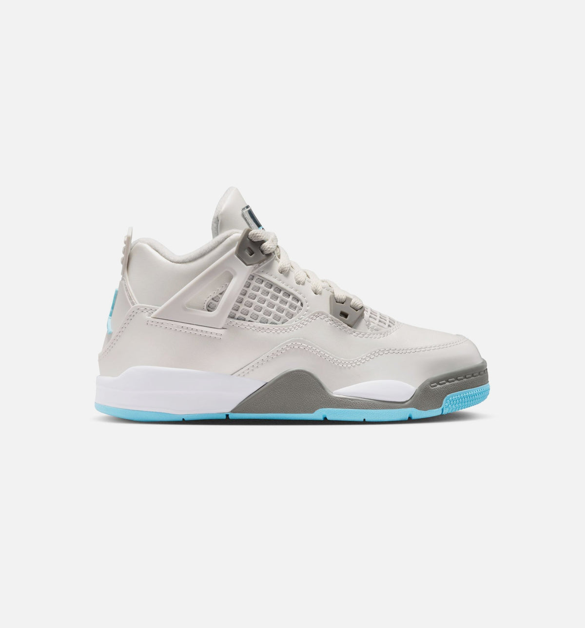 Air Jordan 4 Retro Blue Chill Preschool Shoes - Photon Dust Blue Chill White Blue Tint