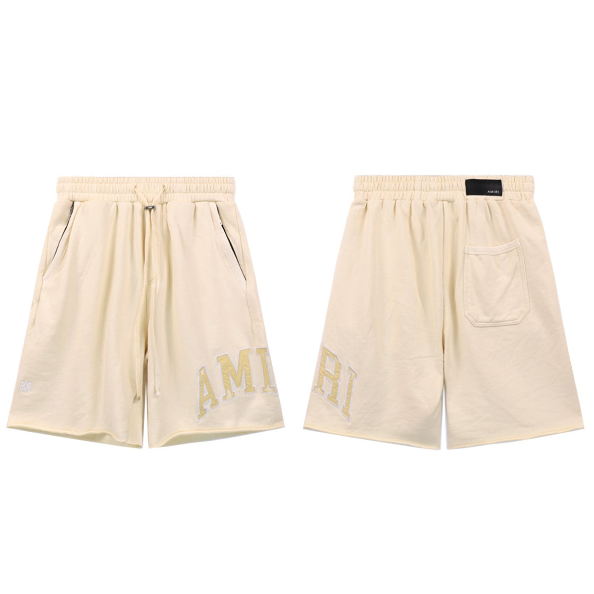 Amiri Gradient Letter Patch Relaxed-Fit Shorts Unisex