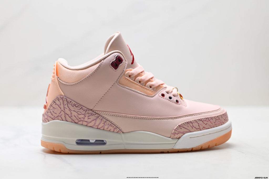 Air Jordan 3 Retro Pink White Gum Sneakers
