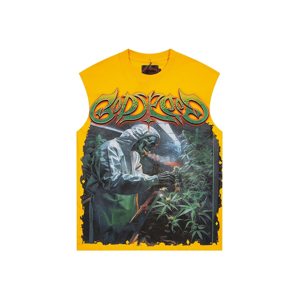 Godspeed Legalized Panther Graphic Sleeveless T-Shirt