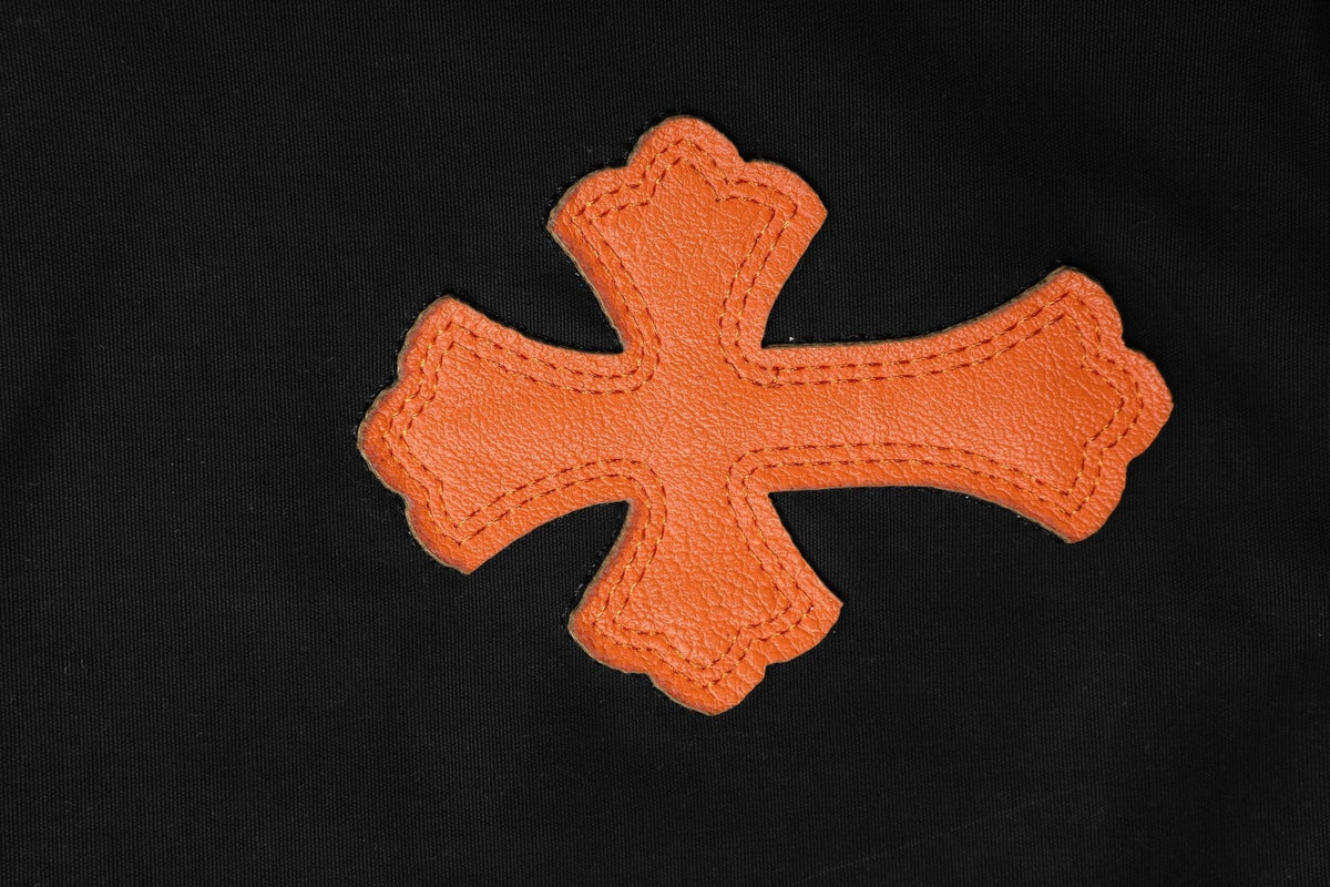 Chrome Hearts Multicolor Cross Patch Cropped Pants