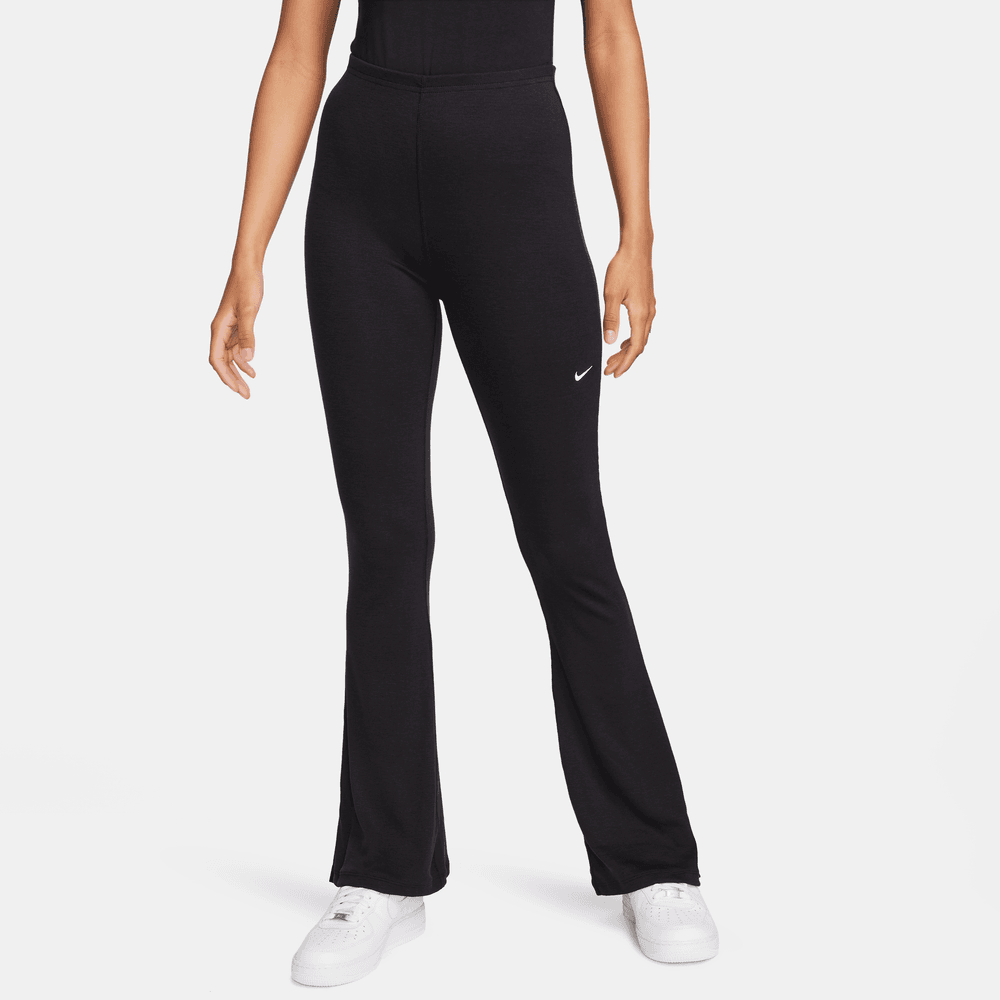 Wmns Nike Sportswear Chill Knits Mini-Ribbed Mid-Rise Flared Legging