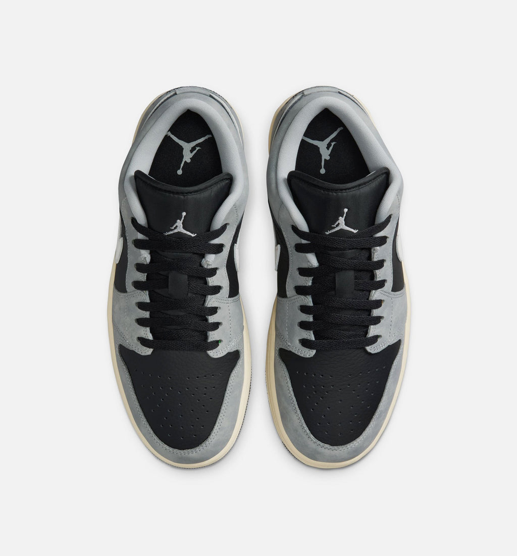 Air Jordan 1 Low SE Men's Sneakers - Light Smoke Grey / White / Black