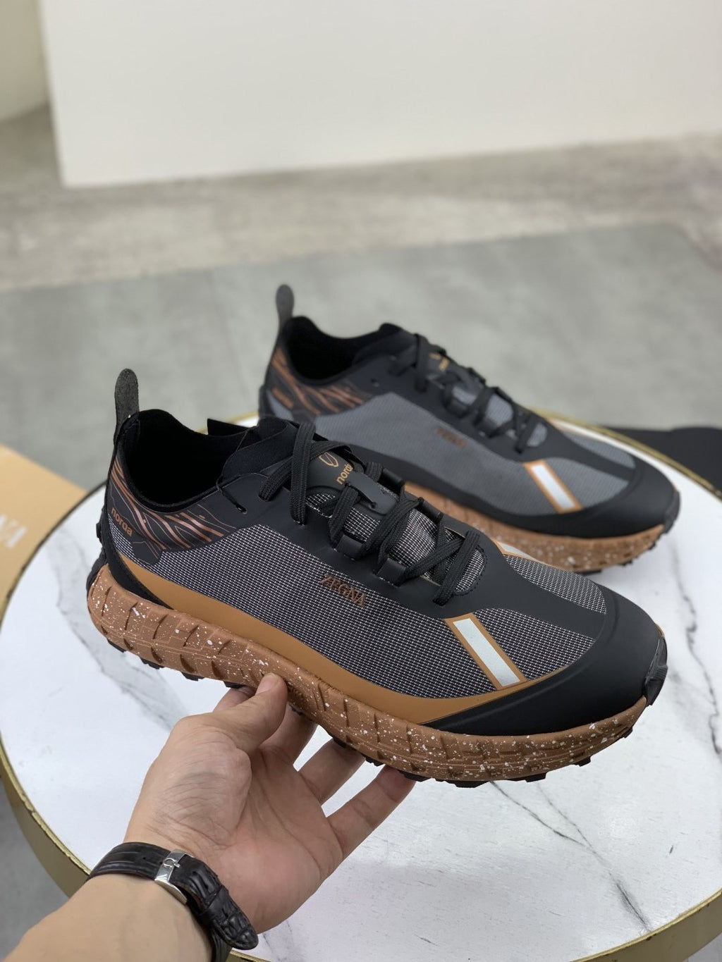 Zegna 001 Trail Running Shoes
